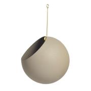 AYTM - Globe Hanging Flowerpot Ø17 Taupe