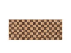 ferm LIVING - Check Wool Jute Runner 70x180 Coffee/Natural