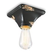 Loftlampe C135 sort