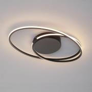 Ophelia LED-loftlampe, sort