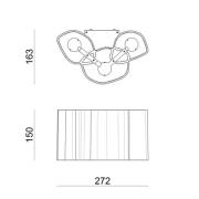 Honey LED-væglampe 27,2 cm