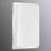 Udendørs væglampe Julea, stål, glas, E27