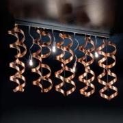 Spiralformet loftlampe Copper