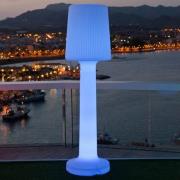 Newgarden Carmen gulvlampe med genopladeligt batteri, højde 110 cm