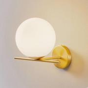 Jugen væglampe, guld, 1 lyskilde