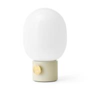 Audo JWDA bordlampe af stål, alabaster