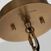 Linara hængelampe, sort/messing, 1 lyskilde