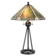 5LL-6165 bordlampe, tiffanylook, Ø 50 cm