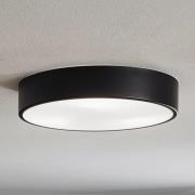 Cleo 400 loftlampe, IP54, Ø 40 cm, sort