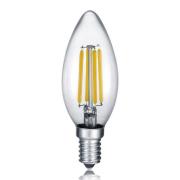 LED-kerte E14 4 W filament 2.700 K kontaktdæmper