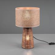 Bordlampe Straw i rattan