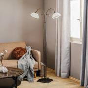 Gulvlampe Antica i landlig stil, 2 lyskilder
