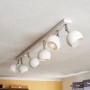 Loftspot Flame, hvid, 6 lyskilder