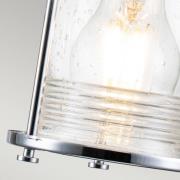 Ashland Bay bad-væglampe, krom, 3 lyskilder