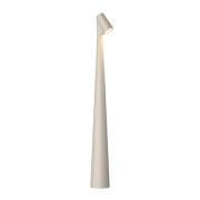 Vibia LED-bordlampe Africa, højde 45 cm, lys beige