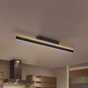 Quitani LED-loftlampe Keijo, sort/eg