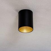 Eye Tone loftslampe, sort/guld