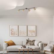 LED-loftspot Vano bladguld, 4 lyskilder