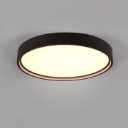 Doha LED-loftlampe, CCT, mat sort