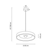 MARKET SET Portinatx pendellampe Ø 50 cm hvid