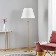 Royce gulvlampe med loftsbelysning, creme