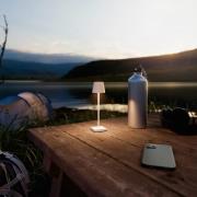 Nuindie pocket LED genopladelig bordlampe, snehvid