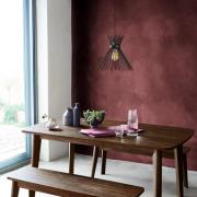 Hængelampe Kirpi 3081 1 lyskilde Ø34cm sort