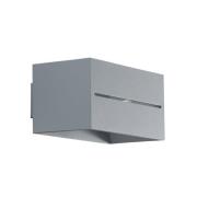 Euluna Aceline væglampe, up- og downlight grå