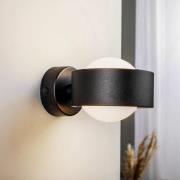 Væglampe Mado i stål, sort, 1 lyskilde