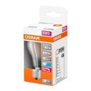 OSRAM Classic A LED-pære E27 5W 4.000K mat dæmpbar