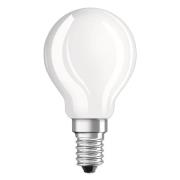 LED-dråbepære E14 4,2 W 827 mat, 2 stk. sæt