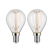 Paulmann E14 2,7 W 2.700 K LED-pære filament 2 stk