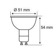 Paulmann LED-reflektor GU10 5,7W 2.700K 100°