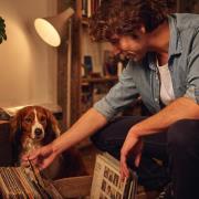 Philips E27 LED-pære WarmGlow 3,4 W mat, dæmpbar