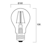 Sylvania ToLEDo Retro LED-pære E27 4,1W grøn