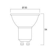 Sylvania LED-reflektor GU10 2,2W 3.000 K 3stepdim