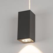 SLV Big Theo LED udendørs væglampe, antracit