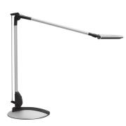 LED-skrivebordslampe MAULoptimus, sølv, stativ, dæmpbar CCT