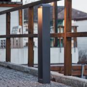 Lindby Emima LED-gadelampe af aluminium 100 cm