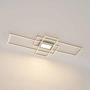 Lindby Caitlin LED-loftlampe, nikkel