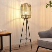 Lindby Canyana gulvlampe af rattan, natur