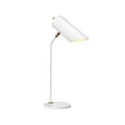 Quinto bordlampe, hvid, antik messing