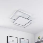 Lucande Ciaran LED-loftlampe, kvadrater, CCT