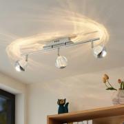 Lucande Kilio LED-loftspot, 3 lyskilder, krom