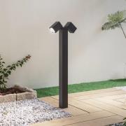 Lindby vejlampe Othil, 2 lyskilder, 80 cm, antracit, metal