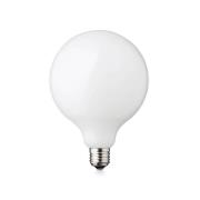 LED-pære Globe, E27, Ø 12,5 cm, mat, 5 W, 2.200 K