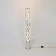 Talismano gulvlampe, sølvfarvet, højde 176 cm, jern