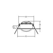 BRUMBERG LED-indbygningsspot BB09, DALI, tilslutningsboks, rustfrit st...