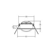 BRUMBERG LED-indbygningsspot BB09, tænd/sluk, tilslutningsboks, hvid