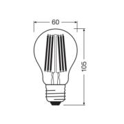 OSRAM LED Classic, glødetråd, E27, 7,2 W, 1.521 lm, 4.000 K